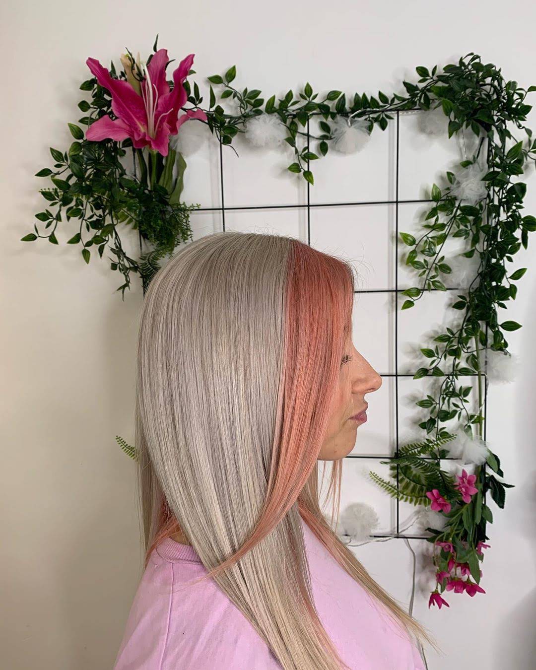 Clean blonde colour work